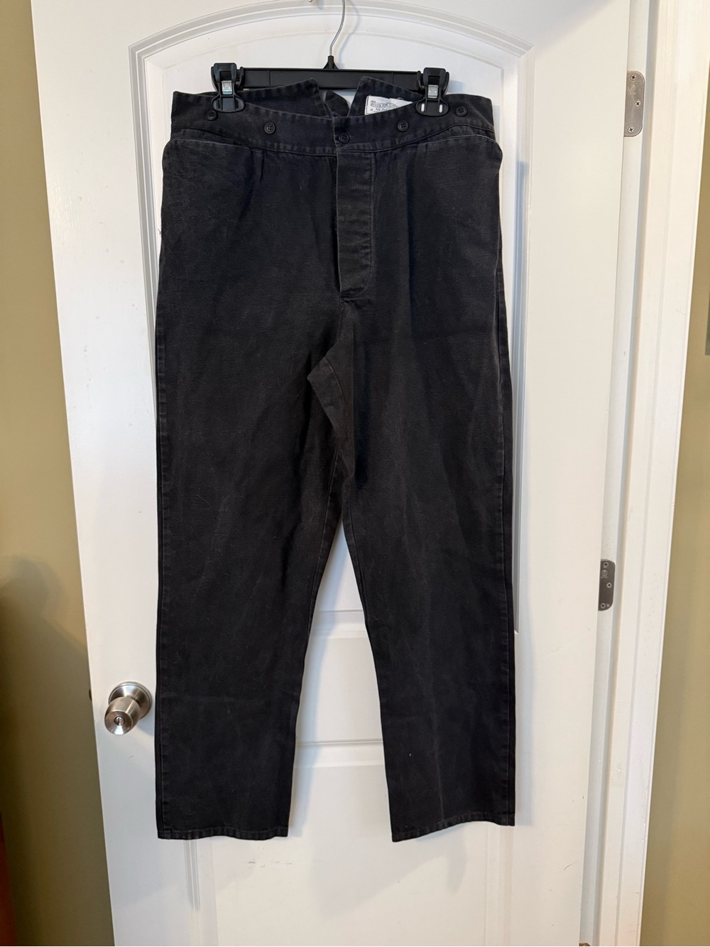 Men's River Junction men’s Old West Buckle Back button fly 38